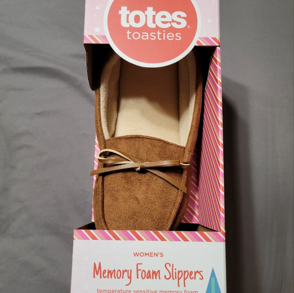 Totes toasties memory foam slippers